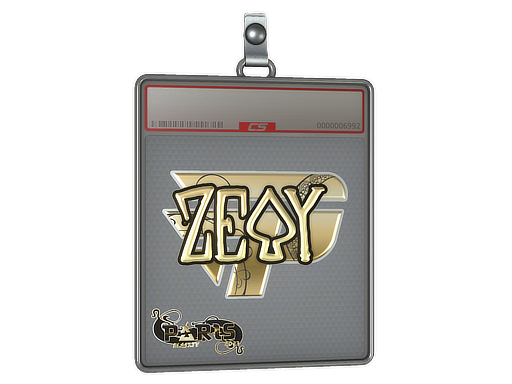 Sticker Slab zevy Gold Paris 2023