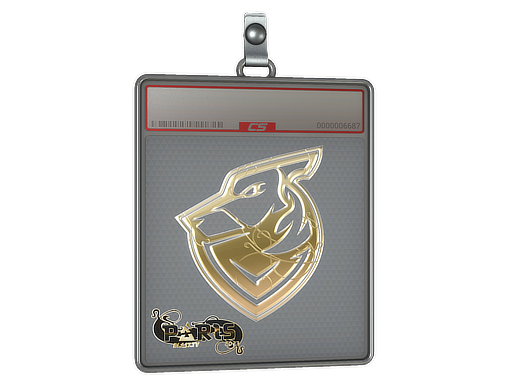 Sticker Slab Grayhound Gaming Gold Paris 2023