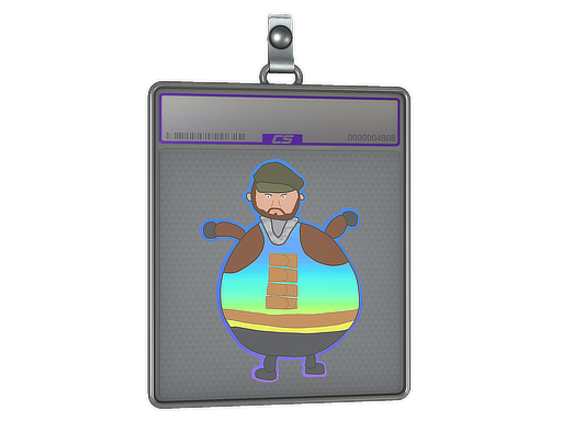 Sticker Slab Poorly Drawn Balkan Holo