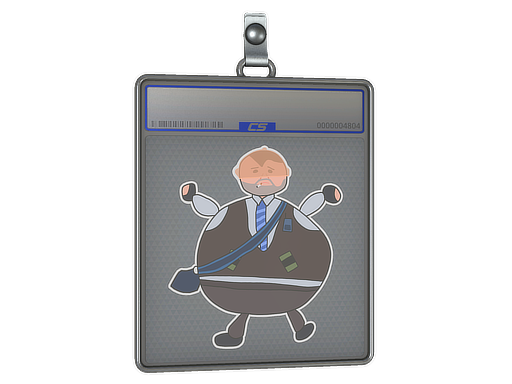 Sticker Slab Poorly Drawn Number K