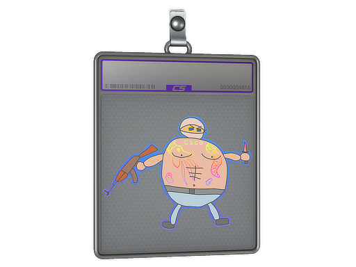 Sticker Slab Poorly Drawn Terrorist Holo