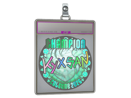 Sticker Slab kyxsan Holo, Champion Cologne 2026