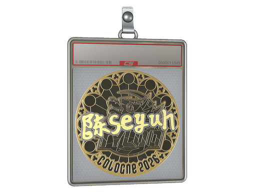 Sticker Slab Moseyuh Gold Cologne 2026