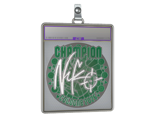 Sticker Slab NiKo Foil, Champion Cologne 2026