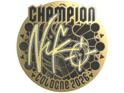 Sticker NiKo Champion Cologne 2026