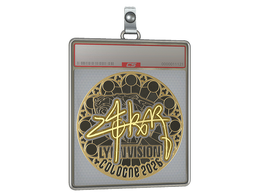 Sticker Slab z4KR Gold Cologne 2026