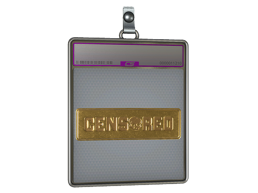 Sticker Slab Censored Foil