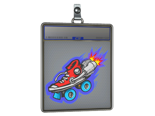 Sticker Slab Rocket Skates